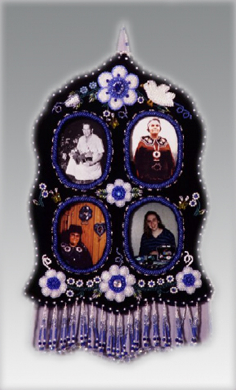 Beaded Photo Frame