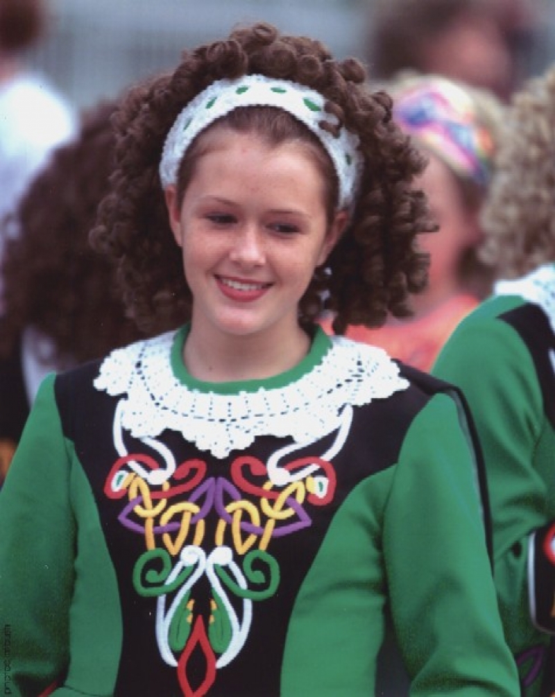 Girl in School Costume Facing Forward