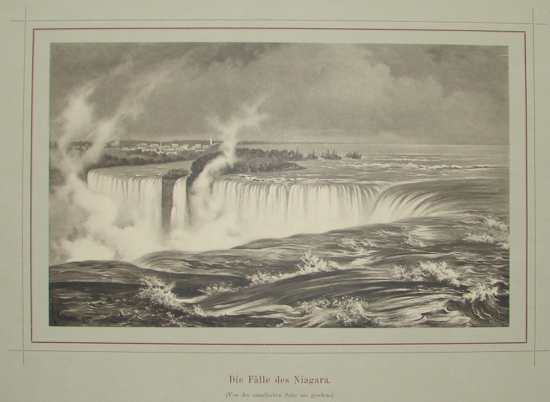 Die Falle des Niagara. (Von der Canadischen Seite aud Geschen.)