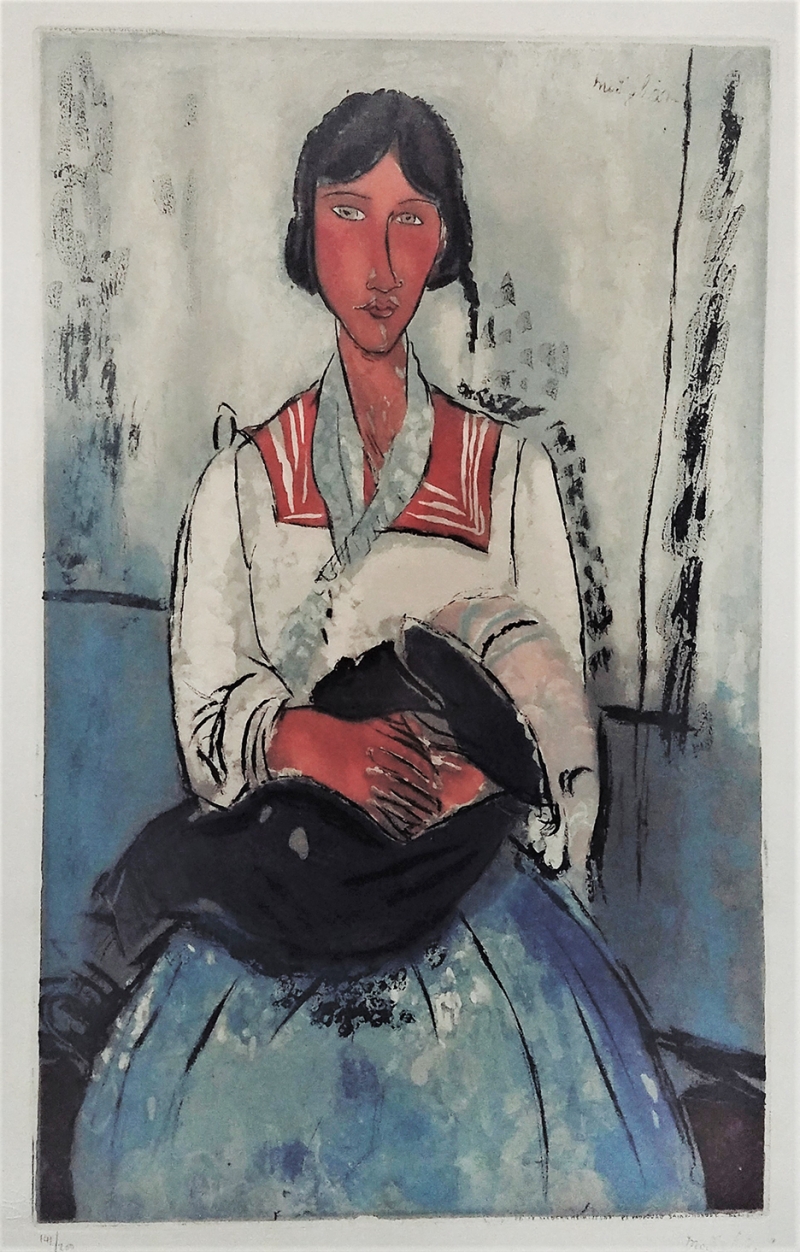 L'Italienne, after Modigliani