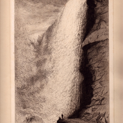 Entrance to Cave of the Winds, Niagara Falls, American Side, 1886