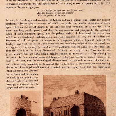 Ruins of Old Fort Porter—North and South Side, 1886