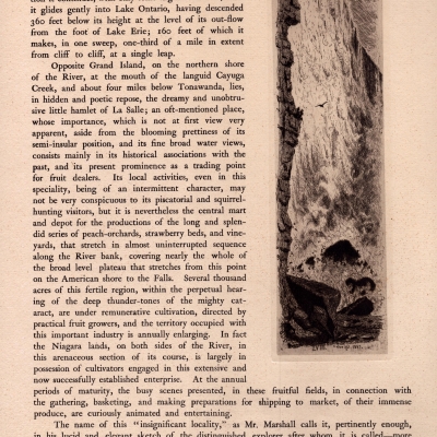 The end of the Pathway—Horseshoe Falls, 1887