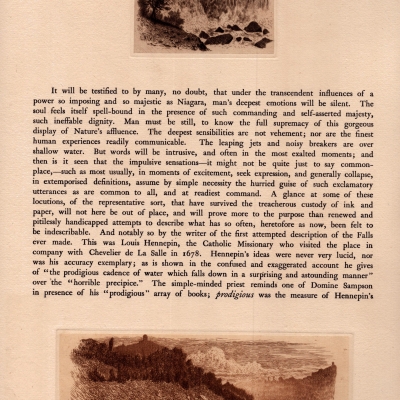 A Glimpse of the Horse-shoe, Above the Maid-of-the-Mist Landing, 1888