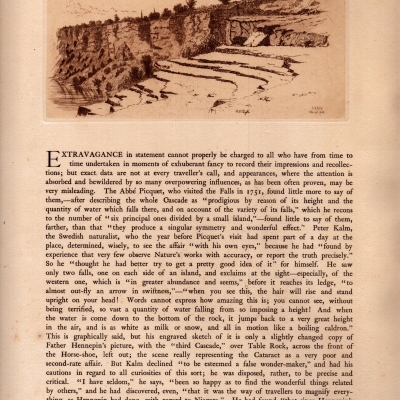 The River Bluff below the Falls—American Side, 1888